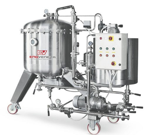 Filtro per liquidi alimentari e bevande - FRM, FRA - Enoveneta - per vino / a piastre / mobile
