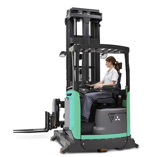 Carrello elevatore retrattile VNA - THD13-15N3  - Mitsubishi Forklift Trucks - elettrico / con conducente seduto / per magazzino