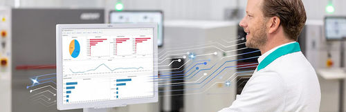 Pacchetto di software di supervisione - SMT - ASM Assembly Systems - di acquisizione e di analisi per dati / per reportistica / di gestione dati storici