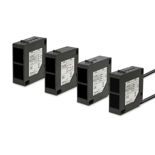 Sensore fotoelettrico con soppressione di sfondo - SP 2000 series - Telco Sensors - retroriflettente / a barriera / rettangolare