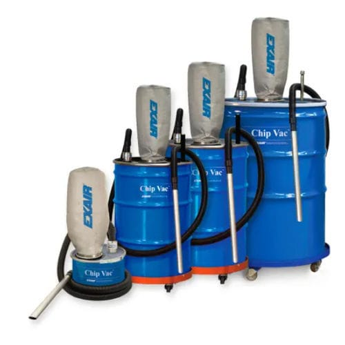 Aspiratore a tamburo di trucioli - 6293 series - EXAIR - industriale / a secco / per polveri