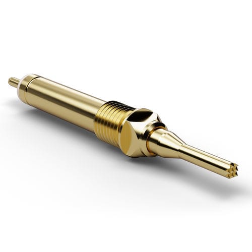 Sonda per prova pulsante - F88706B100G150S2 - Feinmetall GmbH - elettrica / filettata / a molla