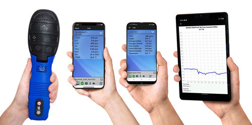 Applicazione mobile di supervisione - GrayWolf Sensing Solutions - di gestione / QAI / in tempo reale