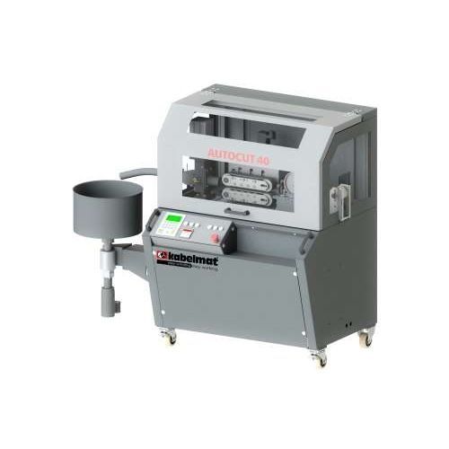 Macchina da taglio a lama rotativa - AUTOCUT 40 - Kabelmat Wickeltechnik GmbH - per materie plastiche / per pannelli / per cinghia