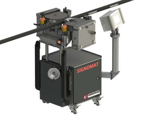 Macchina di marcatura a caldo - SIGNOMAT - Kabelmat Wickeltechnik GmbH - per materie plastiche / da integrare / per cavi