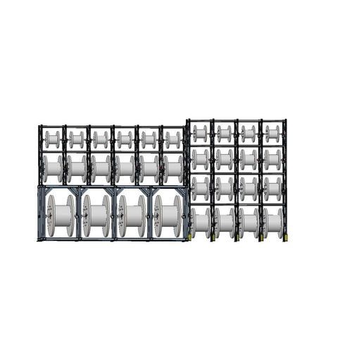 Scaffalatura per magazzino di stoccaggio - ABROL - Kabelmat Wickeltechnik GmbH - per multistoccaggio / di stoccaggio orizzontale / dinamica