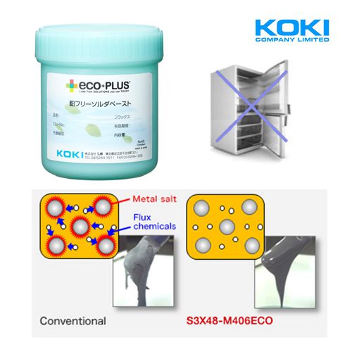 Pasta per brasatura - S3X series - Koki Company Limited - al rame / per attrezzature elettriche / per alta temperatura