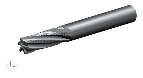 Fresa a codolo - CM160 Roughing End Mill DP - LEUCO Ledermann GmbH & Co. KG - integrale / di sgrossatura / di finitura