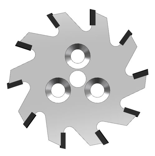 Fresa a codolo - CM130 Disc Milling Cutter DP - LEUCO Ledermann GmbH & Co. KG - integrale / per scanalare / di finitura