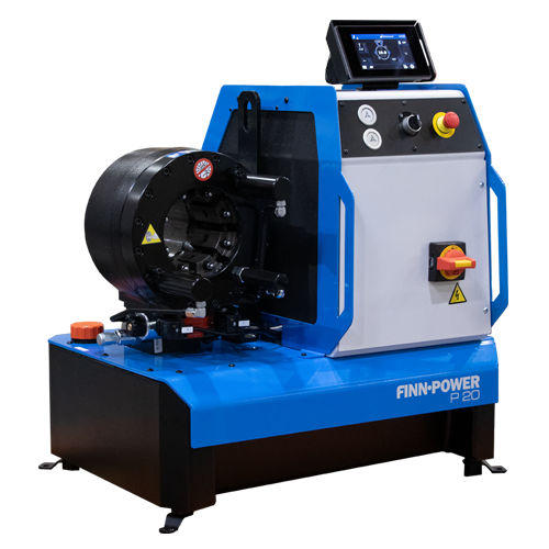 Pressa crimpatrice per tubi flessibili idraulici - P20SCC - Lillbacka Finn-Power - automatica / elettroidraulica / a pedale