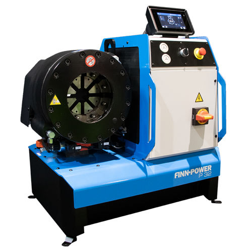 Pressa crimpatrice per tubi flessibili idraulici - P32SCC - Lillbacka Finn-Power - automatica / elettroidraulica / a pedale