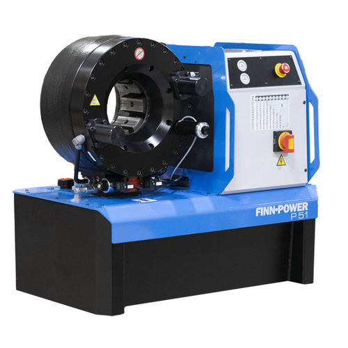 Pressa crimpatrice per tubi flessibili - P51 - Lillbacka Finn-Power - per tubi flessibili idraulici / automatica / idraulica