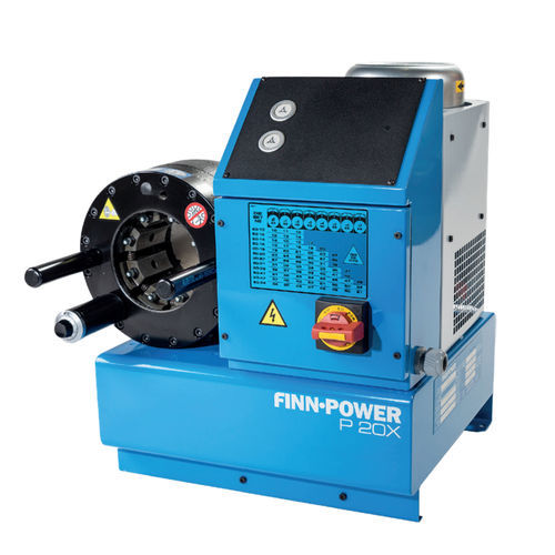 Pressa crimpatrice per tubi flessibili - P20X - Lillbacka Finn-Power - semiautomatica / compatta