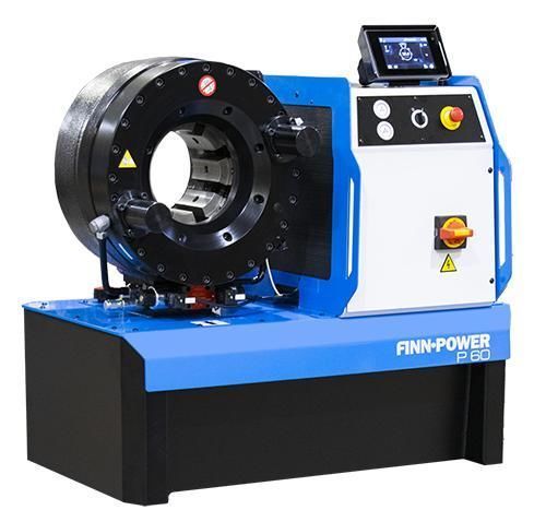 Pressa crimpatrice per tubi flessibili - P60 - Lillbacka Finn-Power - automatica / idraulica / elettroidraulica