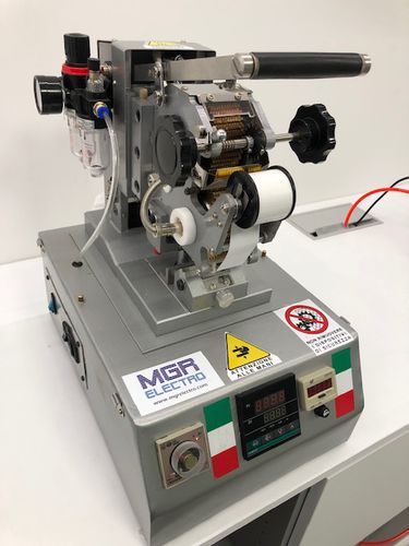 Macchina di marcatura a caldo - EASY PRINT - MGR Electro Srl - manuale / per cavi / automatica