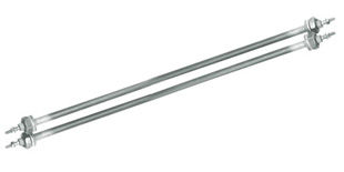Resistenza riscaldante tubolare - HX series - CCI Thermal Technologies Inc. - con alette