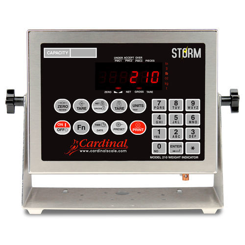 Indicatore di peso con display LED - 210 Storm - Cardinal Scale - benchtop / a parete / a tenuta stagna