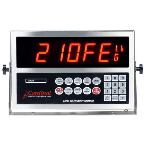Indicatore di peso con display LED - 210FE - Cardinal Scale - robusto / IP66 / RS-232