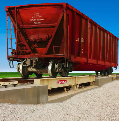 Pesa a ponte ferroviaria robusta - LPRA series - Cardinal Scale - in acciaio / per carichi pesanti / basso profilo