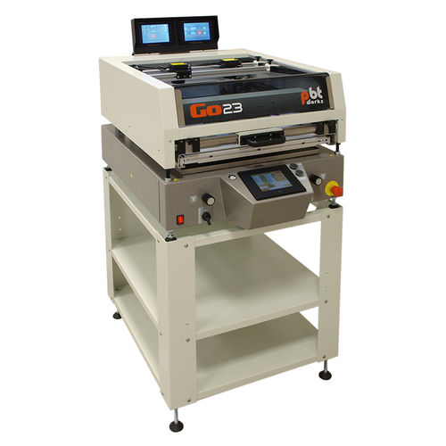 Macchina serigrafica semiautomatica - Go23 - PBT Works s.r.o. - per pasta saldante / SMT / PCB