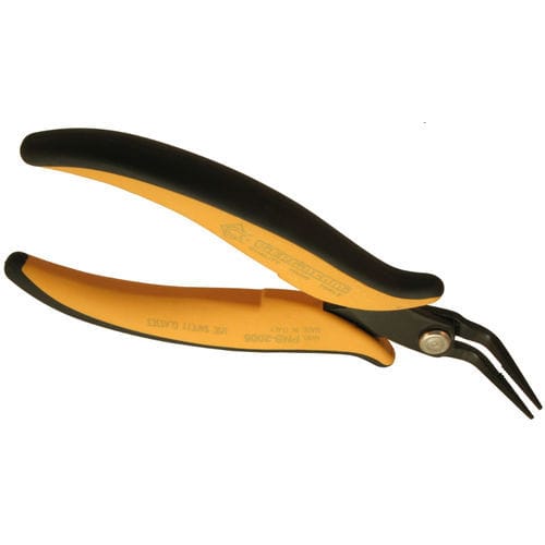 Pinza a testa curva - PNB 2005 - Piergiacomi Sud Srl - a becco lungo / per dispositivi elettronici / a testa lunga