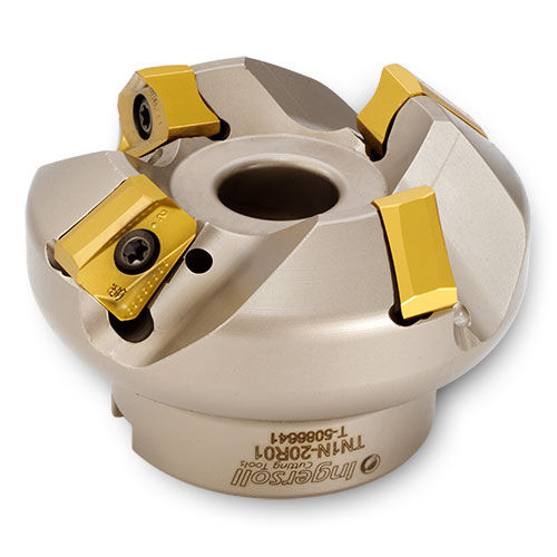 Fresa a riccio - DiPosTetra™ TN1N-20R01 - Ingersoll Cutting Tools - ad inserti amovibili / a spianare / per acciaio
