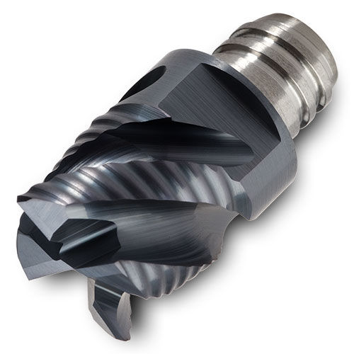 Utensile di fresatura a riccio - Chip-Surfer™ 4 series - Ingersoll Cutting Tools - integrale / di sgrossatura / per spallamento