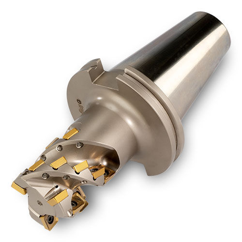 Portafresa HSK - Hi-Quad extcut™ 25J3P-2004548R02 - Ingersoll Cutting Tools - con codoli conici morse / per fresa a spianare / radiale