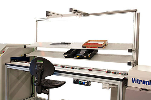 Trasportatore a doppia rotaia - SA-FC-WS3S - Seica Automation S.r.l. - per ispezione / per circuito stampato / per linee di assemblaggio