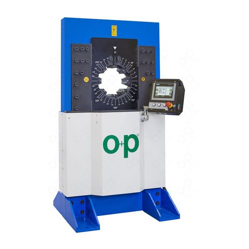 Pressa crimpatrice idraulica - TUBOMATIC V160 IES - OP Srl - per tubi flessibili / automatica / controllata da PLC