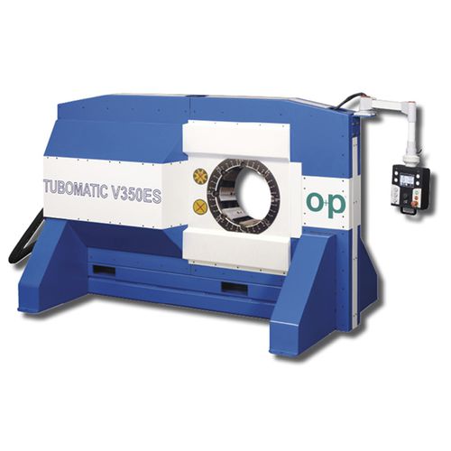 Pressa crimpatrice per tubi flessibili - TUBOMATIC V350 ES - OP Srl - automatica / idraulica / controllata da PLC