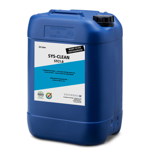 Prodotto di pulizia a base acqua - SYS-CLEAN© STC1.0 - SYSTRONIC Produktionstechnologie GmbH & Co. KG - per dispositivi elettronici / per flussante / aerosol