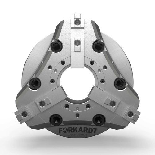 Mandrino automatico - FNC+ - Hardinge Workholding - 3 ganasce / con foro passante / autocentrante