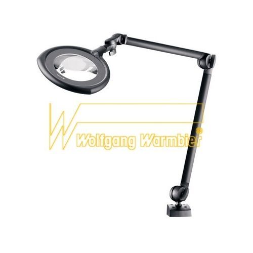 Lente di ingrandimento con lampada a LED - TEVISIO - Wolfgang Warmbier GmbH & Co. KG Systeme gegen Elektrostatik - su braccio articolato