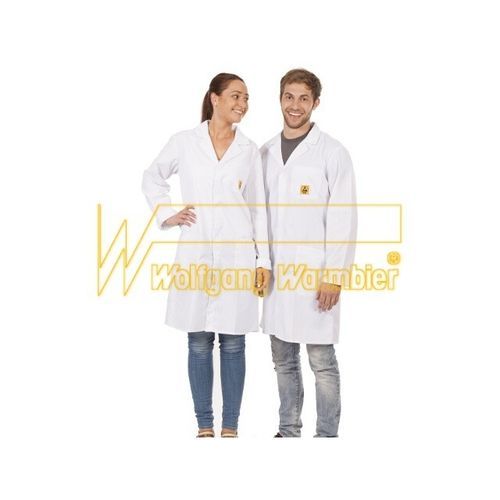 Camice corto da lavoro - AM160 - Wolfgang Warmbier GmbH & Co. KG Systeme gegen Elektrostatik - unisex / bianco