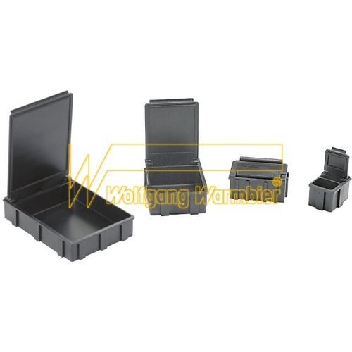 Cassetta in plastica - Wolfgang Warmbier GmbH & Co. KG Systeme gegen Elektrostatik - con coperchio / conduttrice