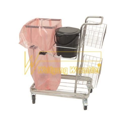 Carrello di pulizia - Wolfgang Warmbier GmbH & Co. KG Systeme gegen Elektrostatik - in metallo / per cassonetto dei rifiuti / con rotelle