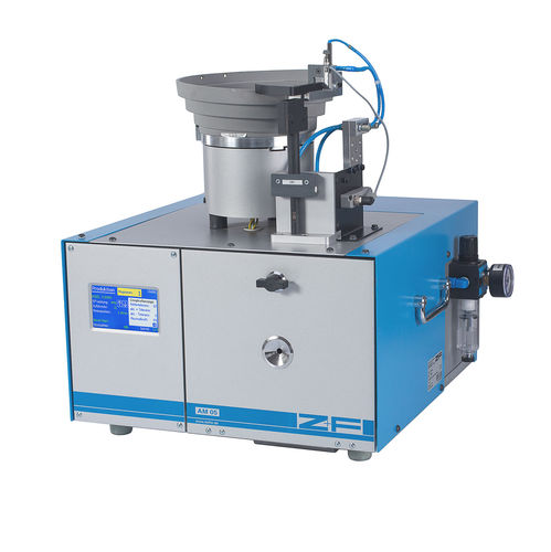 Macchina spelacavi cianfrinatrice per cavi elettrici - Z+F AM 05 - Zoller + Fröhlich - semiautomatica / pneumatica