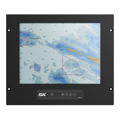 Monitor LCD - DuraMON 15" C-Line - ISIC A/S - con touch screen resistivo / marino / 15"