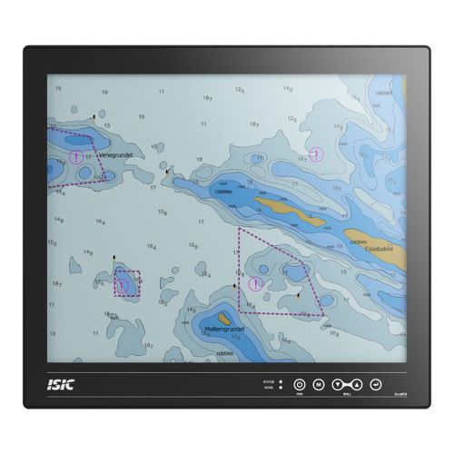 Monitor LCD - DuraMON 19" G-Line - ISIC A/S - con touchs creen capacitivo PCAP / con touch screen multitouch / marino
