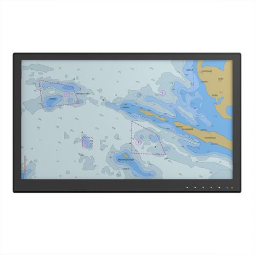 Monitor LCD - DuraMON 24" S-Line - ISIC A/S - con touchs creen capacitivo PCAP / con touch screen multitouch / marino