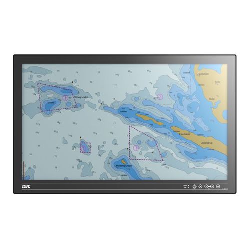 Monitor LCD - DuraMON 32" G-Line - ISIC A/S - con touchs creen capacitivo PCAP / con touch screen multitouch / marino