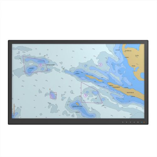 Monitor LCD - DuraMON 32" S-Line - ISIC A/S - con touchs creen capacitivo PCAP / con touch screen multitouch / marino