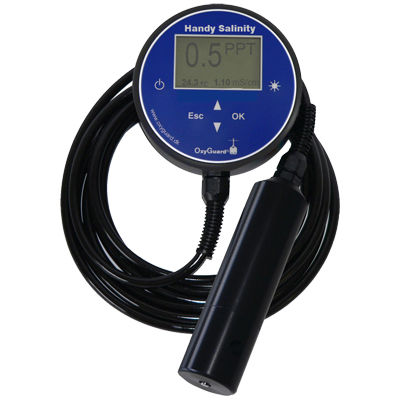 Apparecchio di misura di salinità - Handy Salinity - OxyGuard - per acquacoltura / portatile / automatico