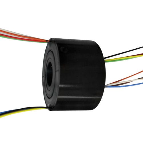 Collettore rotante elettrico - ByTune Electronics - via Ethernet / con foro passante / per robot