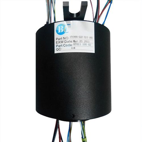 Collettore rotante Ethernet gigabit - BTH3899 - ByTune Electronics - PROFIBUS / idraulico / con foro passante