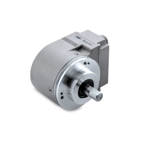 Encoder rotativo assoluto - EAL580-SC - Baumer Group - ottico / ad albero pieno / multigiro