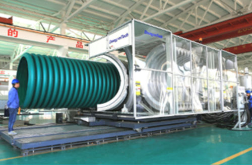 Corrugatore per la produzione di tubi ondulati - ZC-2000H - Zhongyun Group - per linea di estrusione
