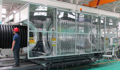 Corrugatore per la produzione di tubi ondulati - ZC-1200H - Zhongyun Group - per linea di estrusione