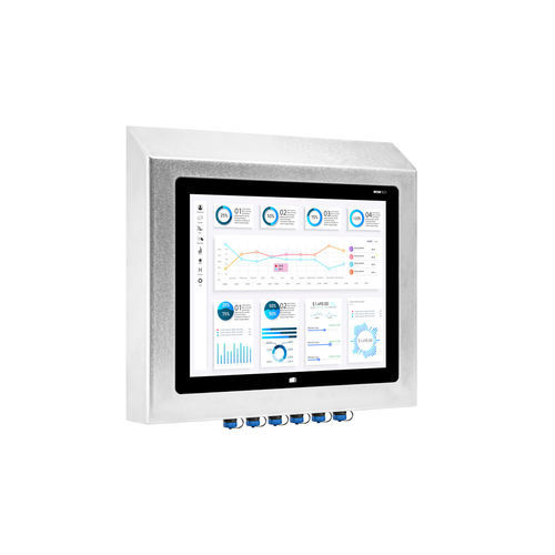 Monitor con touch screen resistivo a 5 fili - IRTMWP170SJNDA - IronTech Solutions, SL - con retroilluminazione a LED / per uso esterno / di protezione